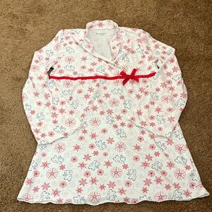 American Girl Festive Holiday Nightgown with Bow and Coconut